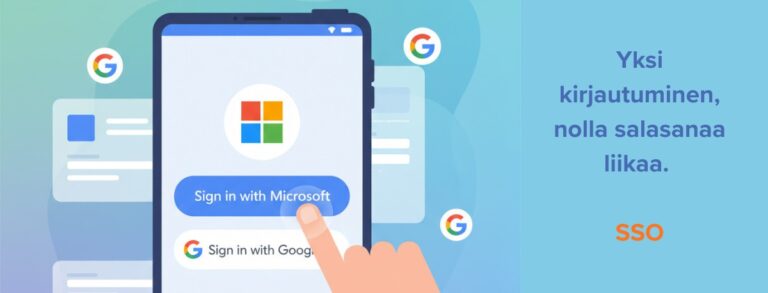 Kirjaudu Creamaileriin helposti ja turvallisesti Microsoft- tai Google-tilillä (SSO)