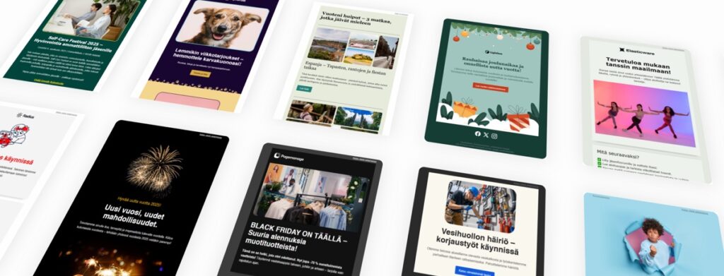 80 uutta viestipohjaa – valitse, muokkaa ja lähetä!