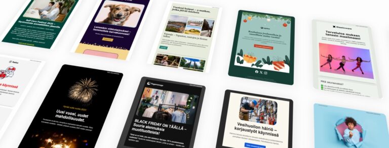 80 uutta viestipohjaa – valitse, muokkaa ja lähetä!