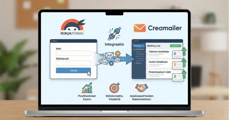 Cremaileriin integraatio Ninja Forms -lomakkeille