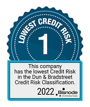 Korkein Dun & Bradstreet -luottoluokitus 2022
