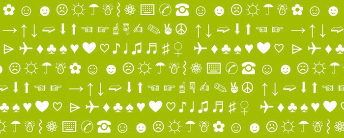 Symbolien käyttö sähköpostin aiheessa