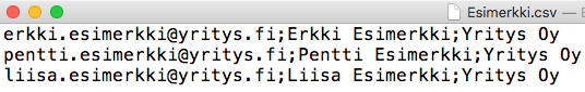 CSV-esimerkki