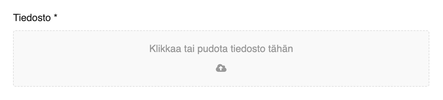 Tiedoston lataaminen